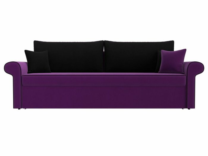 Прямой диван-кровать Милфорд фиолетового цвета - купить Прямые диваны по цене 42990.0