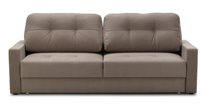 Прямой диван-кровать Сити  бежевого цвета