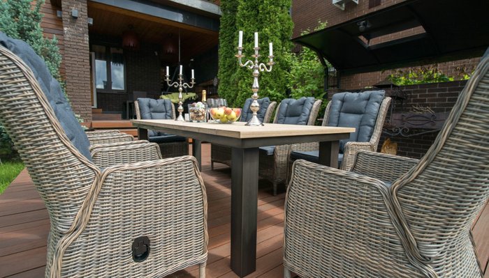 Набор садовой мебели: стол Парклэнд + кресло Верона 8 шт. - купить Комплекты для сада и дачи по цене 304500.0