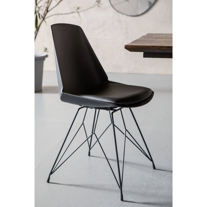 Стул Wire черного цвета - лучшие Обеденные стулья в INMYROOM