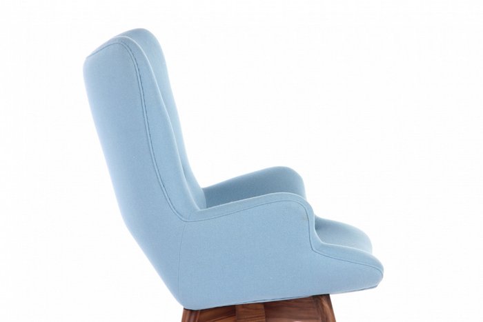 Кресло Contour голубого цвета - лучшие Интерьерные кресла в INMYROOM
