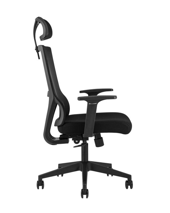 Кресло руководителя Top Chairs Local черного цвета - лучшие Офисные кресла в INMYROOM