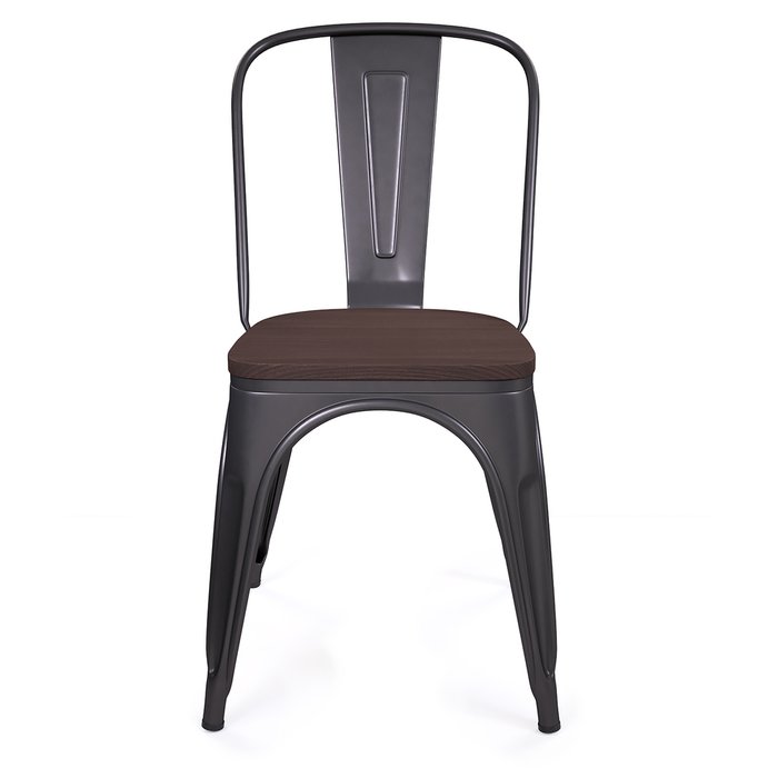 Обеденный стул Bistro Wood черного цвета - купить Обеденные стулья по цене 7531.0