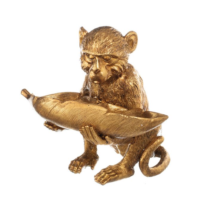 Статуэтка Monkey золотого цвета