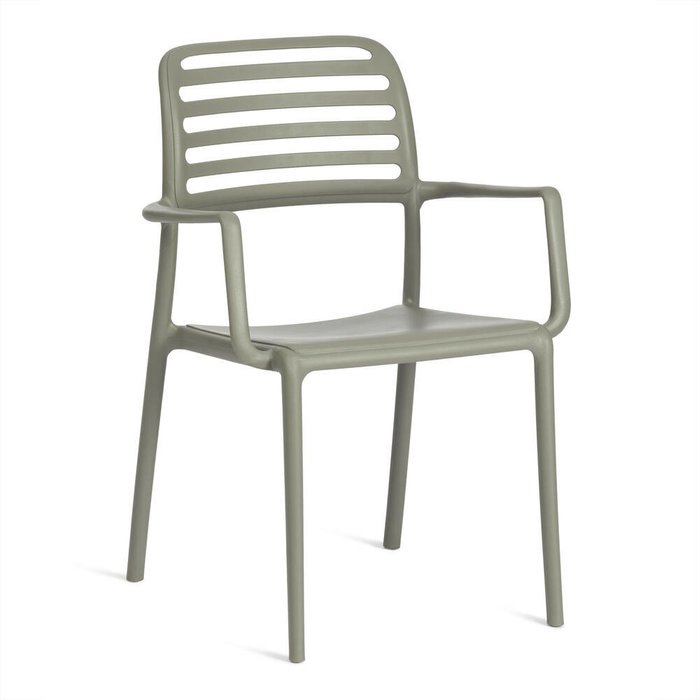 Обеденный стул-кресло Valutto серого цвета