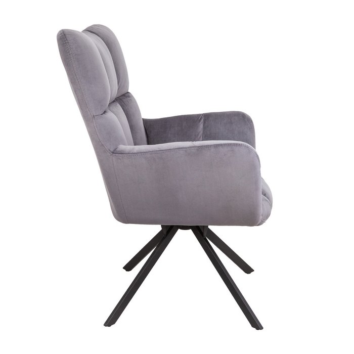 Поворотное кресло Colorado темно-серого цвета - лучшие Интерьерные кресла в INMYROOM