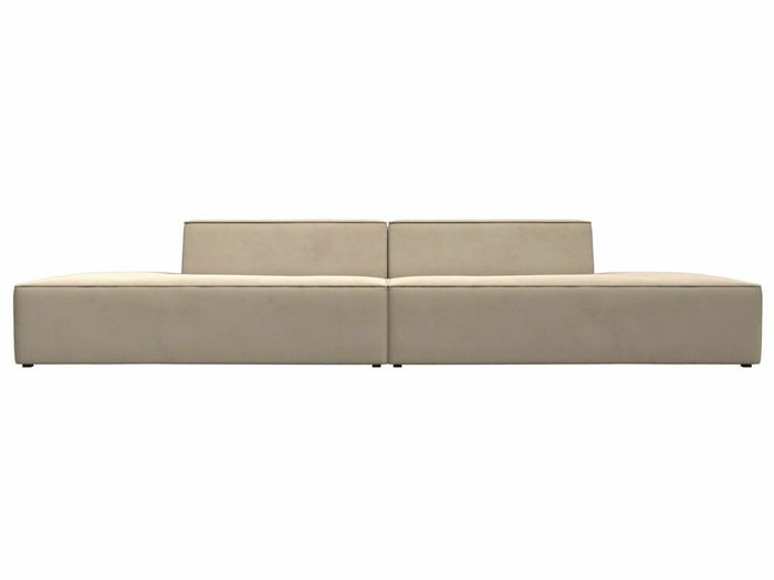 Прямой модульный диван Монс Лофт бежевого цвета - купить Прямые диваны по цене 56999.0