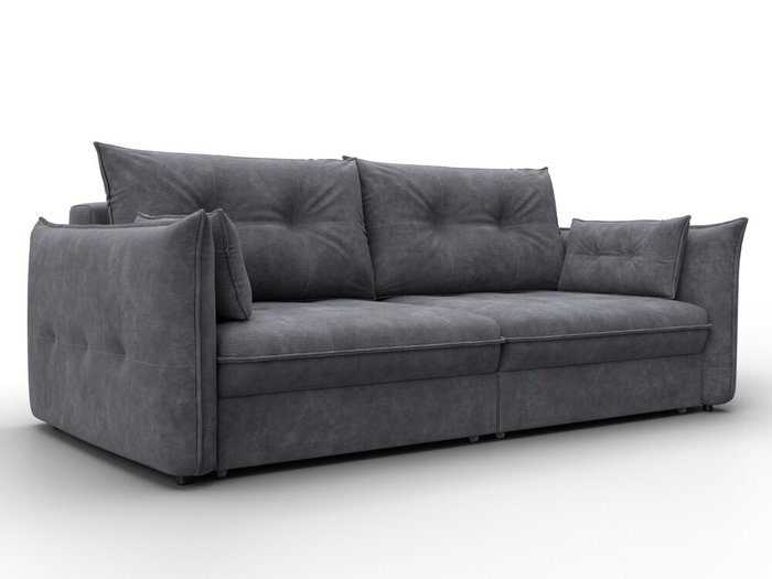 Диван-кровать Лига-100 темно-серого цвета