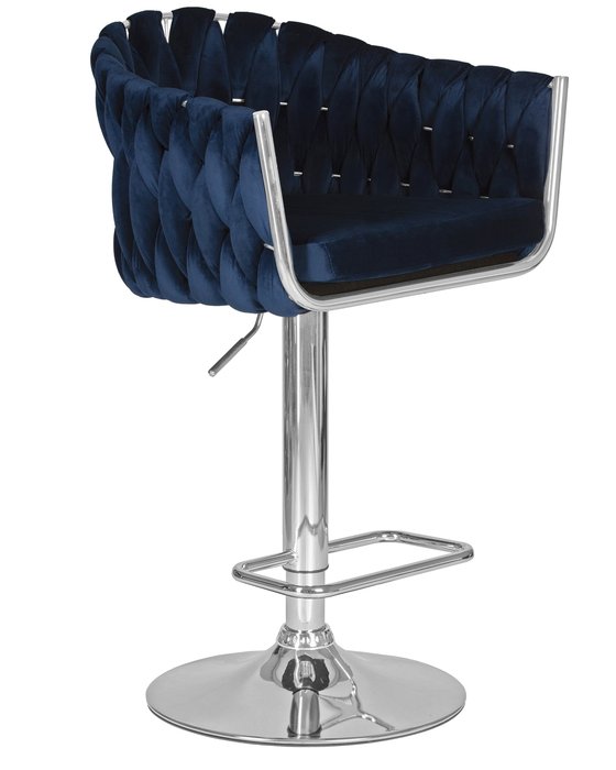 Стул барный Marcel темно-синего цвета - купить Барные стулья по цене 12110.0