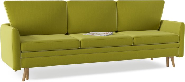 Диван-кровать Верона зеленого цвета - купить Прямые диваны по цене 20450.0