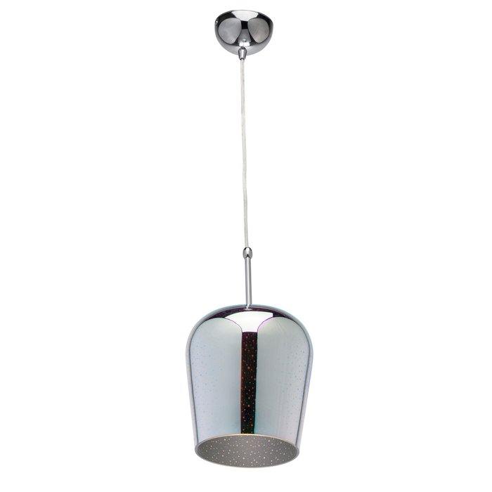 Подвесной светильник Фьюжн с плафоном из стекла c голографическим эффектом - купить Подвесные светильники по цене 14160.0