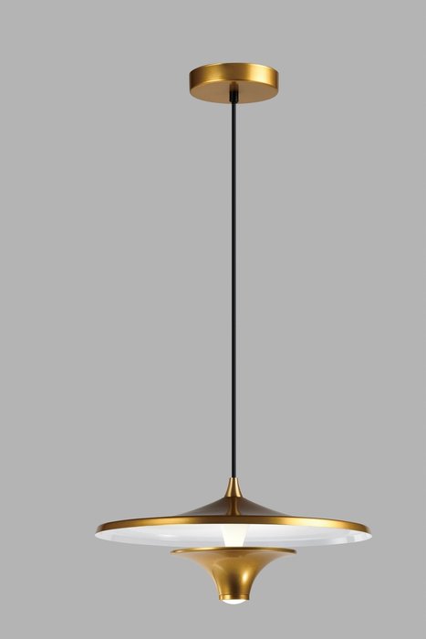 Светильник подвесной Milan золотого цвета - купить Подвесные светильники по цене 5990.0