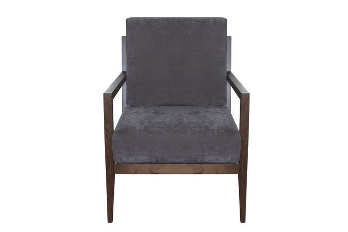 Кресло Parecido серого цвета - купить Интерьерные кресла по цене 23650.0
