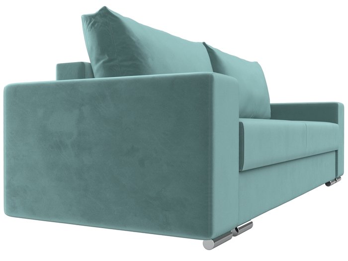 Прямой диван-кровать Дрезден бирюзового цвета - лучшие Прямые диваны в INMYROOM
