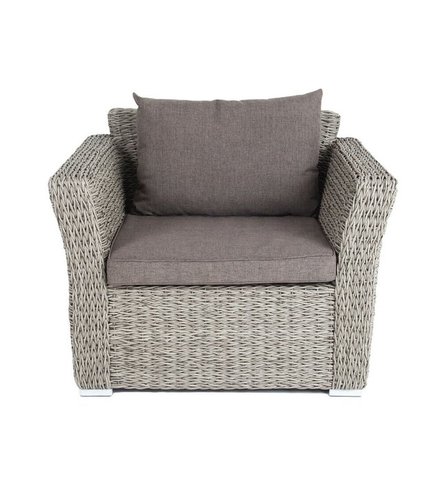 Кресло Капучино серого цвета - купить Садовые кресла по цене 64264.0
