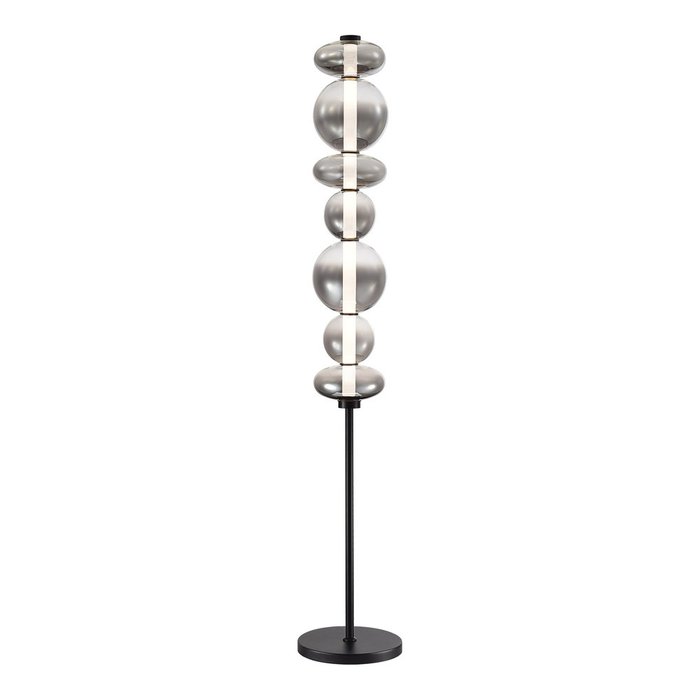 Светильник напольный ST-Luce Черный/Дымчато-Серый LED 1*40W 3000K PERLINA