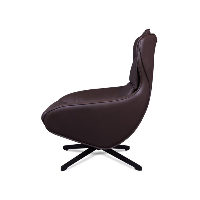 Кресло Swoop темно-коричневого цвета - купить Интерьерные кресла по цене 39933.0