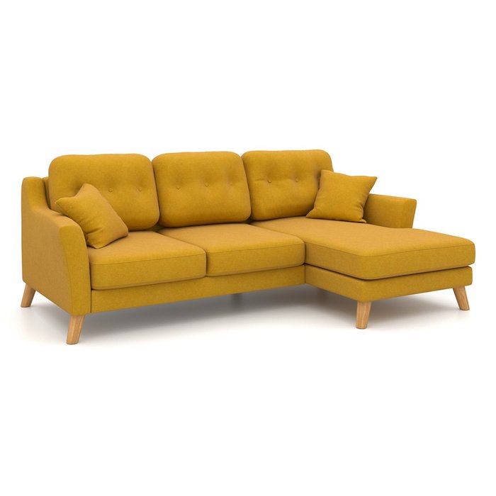 Угловой диван-кровать Raf EKH желтый - купить Угловые диваны по цене 87400.0