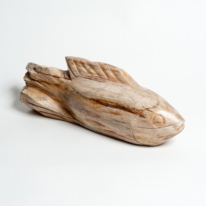 Декоративная рыба Fish из окаменелого дерева - лучшие Фигуры и статуэтки в INMYROOM