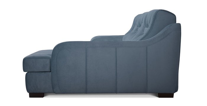 Угловой диван-кровать Ройс синего цвета - лучшие Угловые диваны в INMYROOM