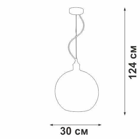 Подвес V4847-1/1S, 1xE27 макс. 40Вт - купить Подвесные системы по цене 8438
