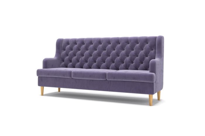 Диван Dublin трехместный фиолетового цвета - купить Прямые диваны по цене 47300.0