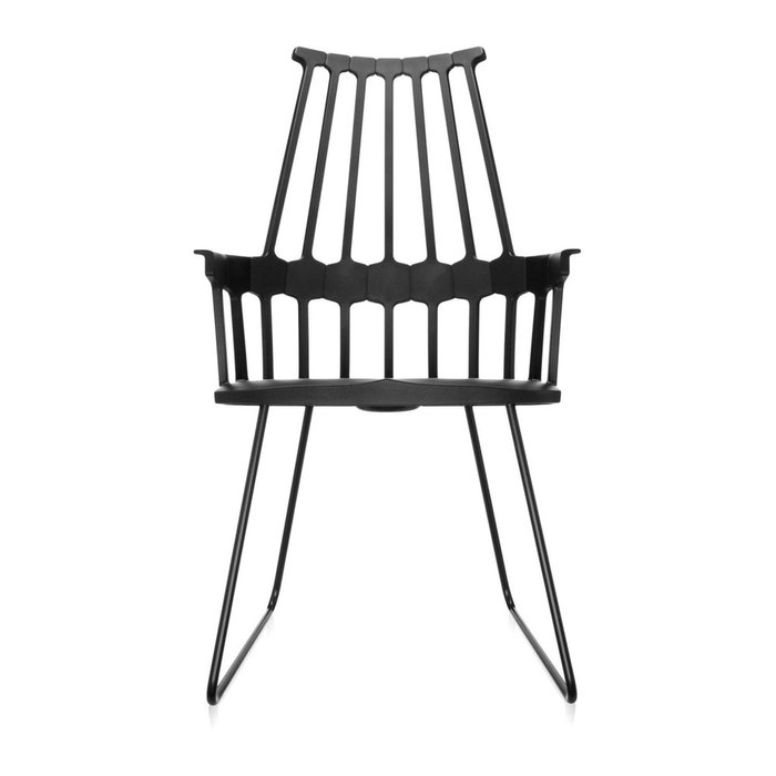 Кресло Comback черного цвета  - купить Обеденные стулья по цене 68039.0