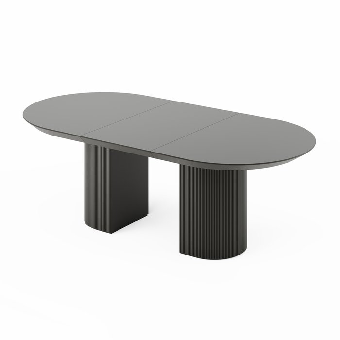 Раздвижной обеденный стол Гиртаб черного цвета - купить Обеденные столы по цене 199162.0