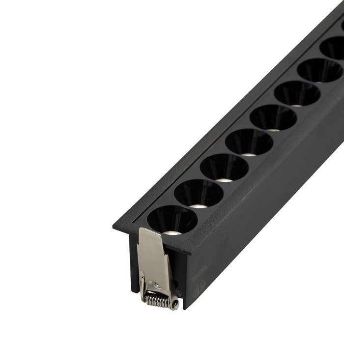 Встраиваемый черный LED светильник с драйвером, 20Вт, 4000К,  24°, 1680лм - купить Встраиваемые споты по цене 4980