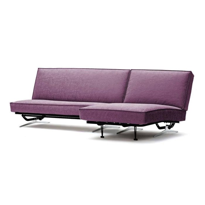 Угловой диван-кровать Арни Letizia фиолетового цвета - купить Угловые диваны по цене 52990.0