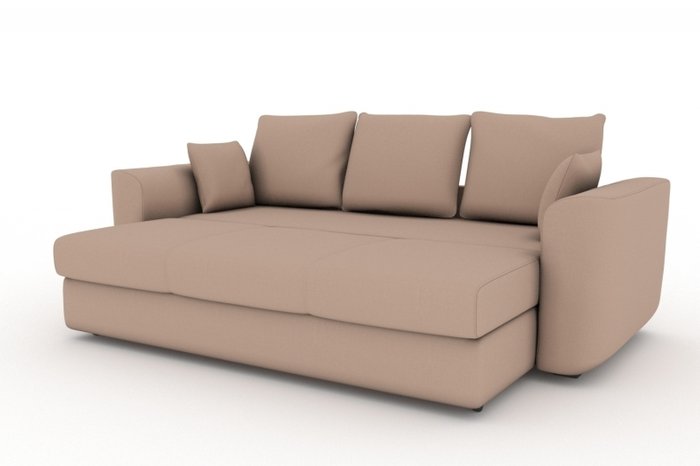 Прямой диван-кровать Stamford темно-бежевого цвета - купить Прямые диваны по цене 15500.0