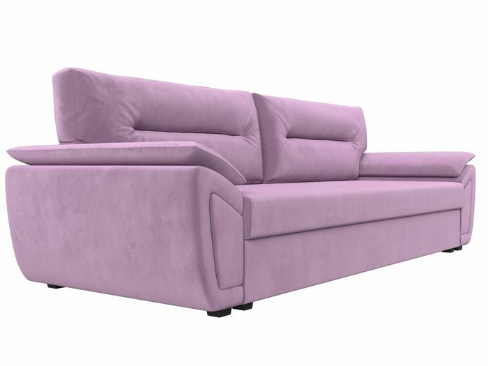 Прямой диван-кровать Нэстор Лайт сиреневого цвета - лучшие Прямые диваны в INMYROOM