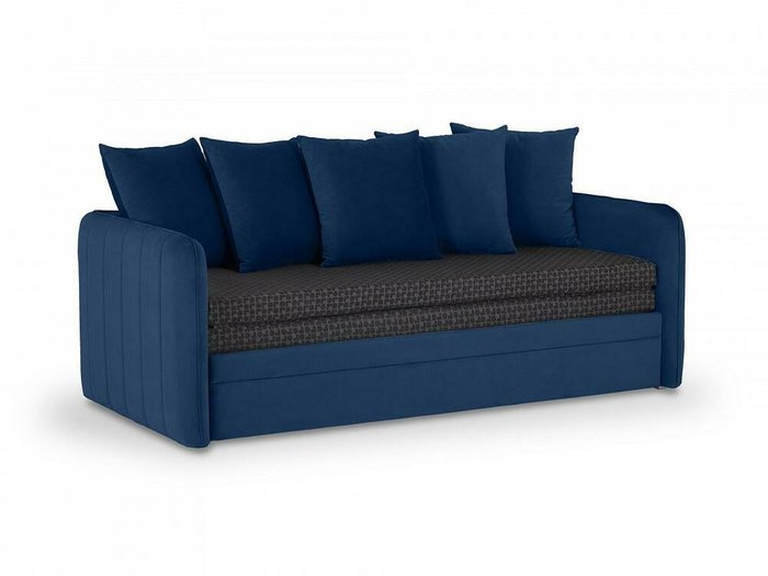 Диван Todi темно-синего цвета - купить Прямые диваны по цене 88900.0
