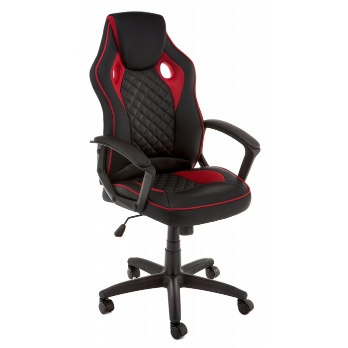 Компьютерное кресло Raid черно-красного цвета