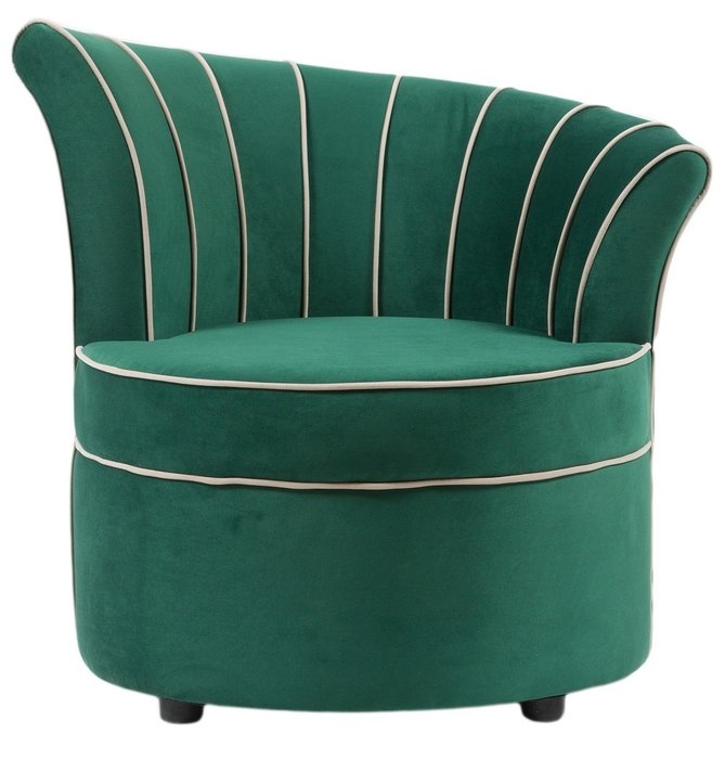 Кресло Shell зеленого цвета