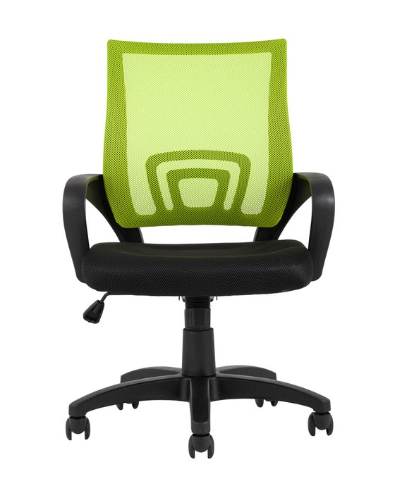 Кресло офисное Top Chairs Simple со спинкой зеленого цвета - лучшие Офисные кресла в INMYROOM
