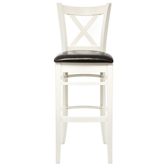Барный стул Terra с коричневым сидением - лучшие Барные стулья в INMYROOM