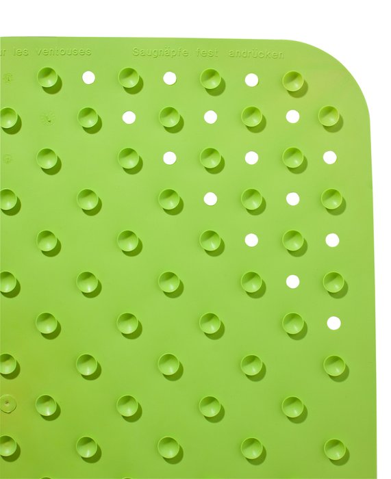 Коврик противоскользящий Plattfuss 54х54 светло-зелёного цвета - лучшие Коврики для ванной в INMYROOM