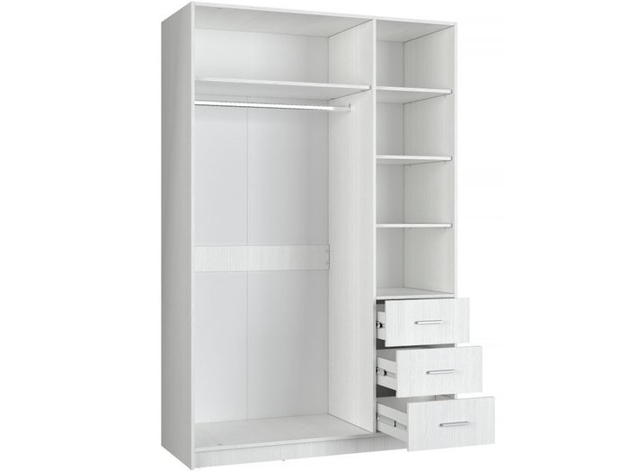Шкаф Универсал белого цвета - лучшие Шкафы распашные в INMYROOM