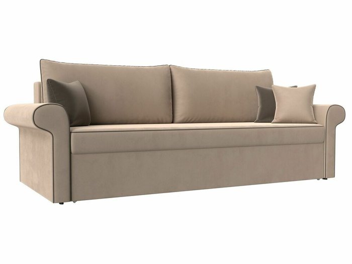 Прямой диван-кровать Милфорд бежевого цвета