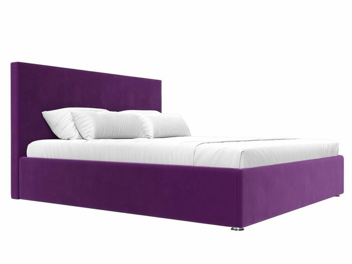 Кровать Кариба 160х200 фиолетового цвета с подъемным механизмом  - лучшие Кровати для спальни в INMYROOM