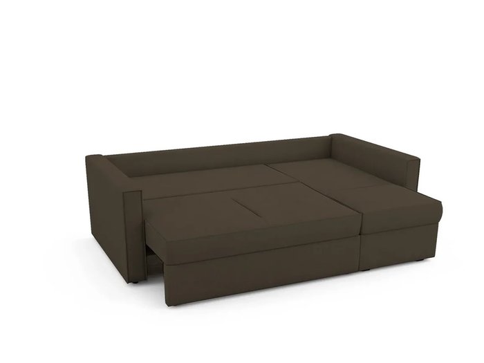 Угловой Диван-кровать  Macao правый темно-коричневого цвета - купить Угловые диваны по цене 68600.0