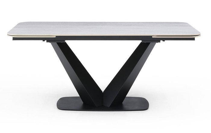 Раскладной обеденный стол  Virginia серого цвета - купить Обеденные столы по цене 192570.0