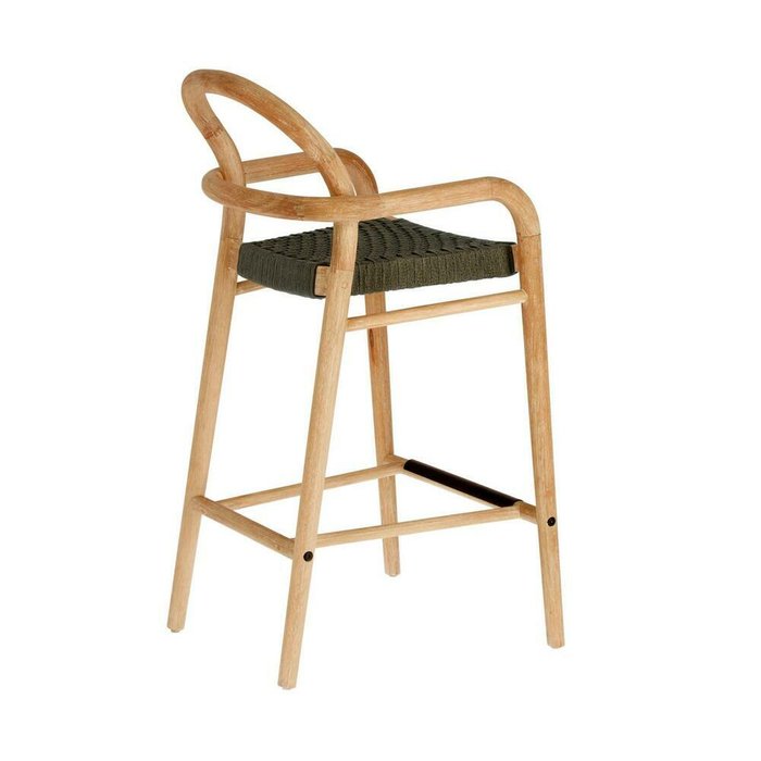 Барный стул Sheryl Green S из дерева бежевого цвета - лучшие Барные стулья в INMYROOM