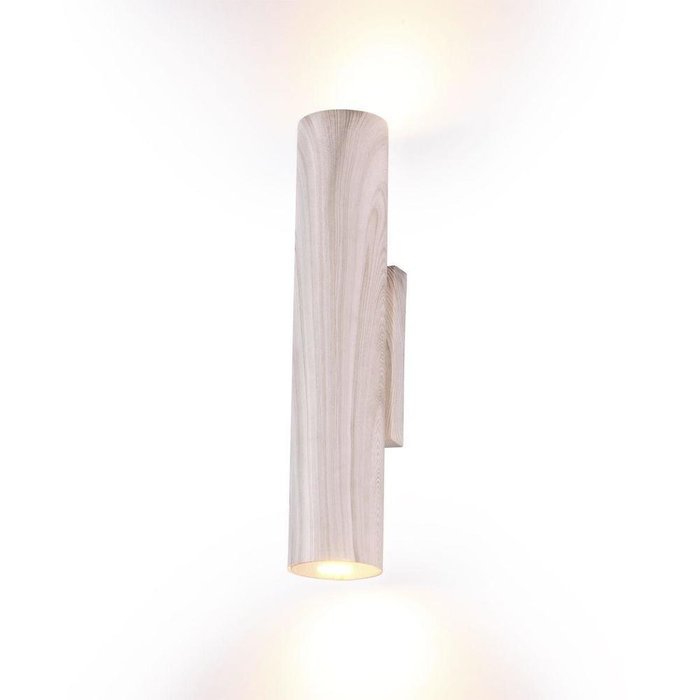 Настенный светодиодный светильник Woody бежевого цвета - купить Бра и настенные светильники по цене 5370.0