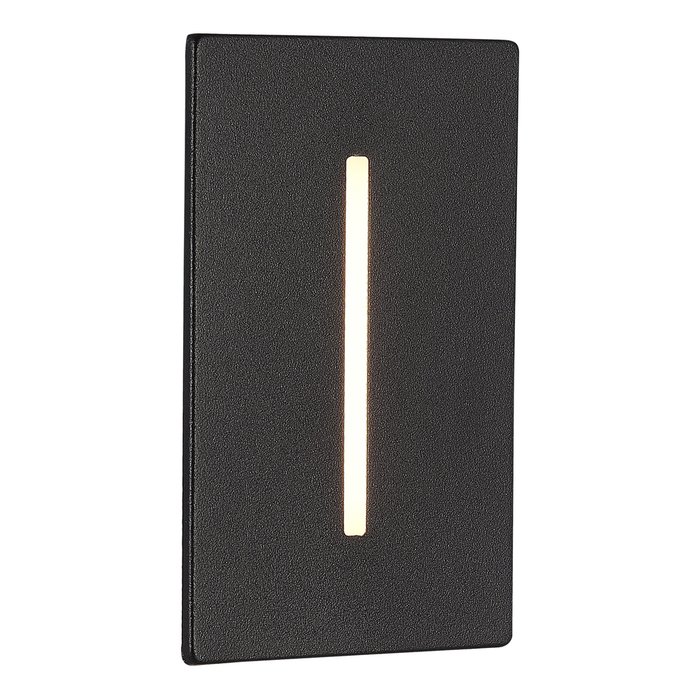 Встраиваемый уличный светильник ST-Luce черный LED 1*3W 3000K SLIM Встраиваемый уличный светильник ST-Luce черный LED 1*3W 3000K SLIM
