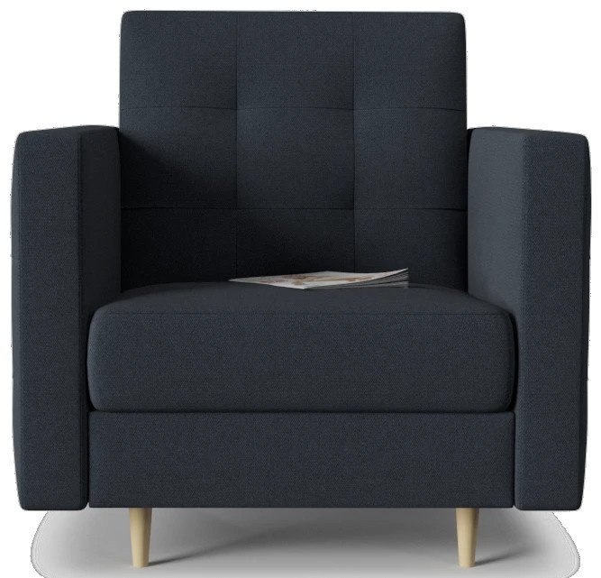Кресло Godivo Dark Blue темно-синего цвета - купить Интерьерные кресла по цене 17758.0