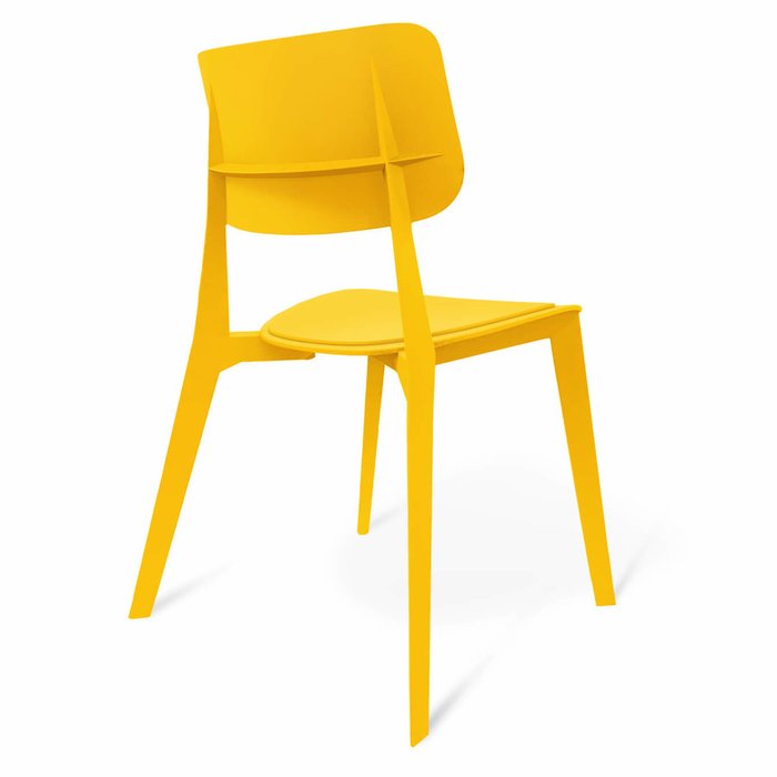 Стул Manfred желтого цвета - лучшие Обеденные стулья в INMYROOM