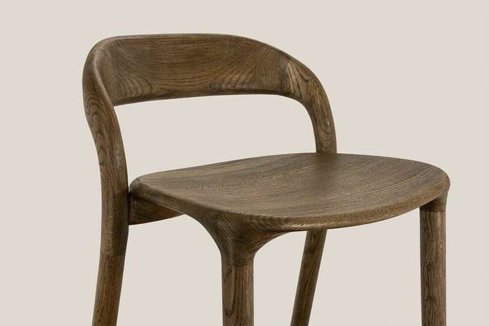 Стул барный Лугано коричневого цвета - лучшие Барные стулья в INMYROOM