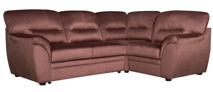 Угловой диван-кровать Атлантик с тумбой Tudor Dimrose коричневого цвета - купить Угловые диваны по цене 54000.0
